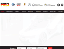 Tablet Screenshot of fm3cars.co.uk